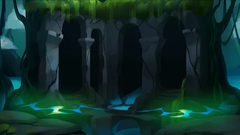 Eye of Medusa için özgün tanıtım görseli: slot oyunu düzenini soyut geometrik desenle gösterir.