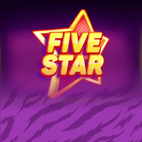 Five Star Power Reels için özgün tanıtım görseli: slot oyunu düzenini soyut geometrik desenle gösterir.
