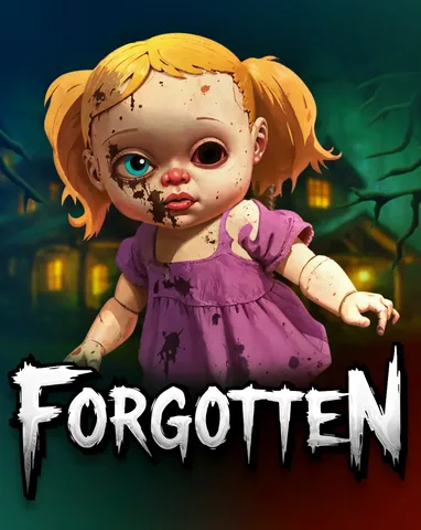 Forgotten için özgün tanıtım görseli: slot oyunu düzenini soyut geometrik desenle gösterir.